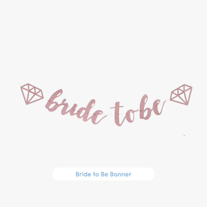Rose Gold Bride to Be Banner