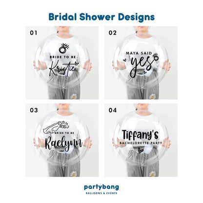 [Helium Inflated] Bridal Shower Bride to Be Bachelorette Hens Party Room Hotel Package C