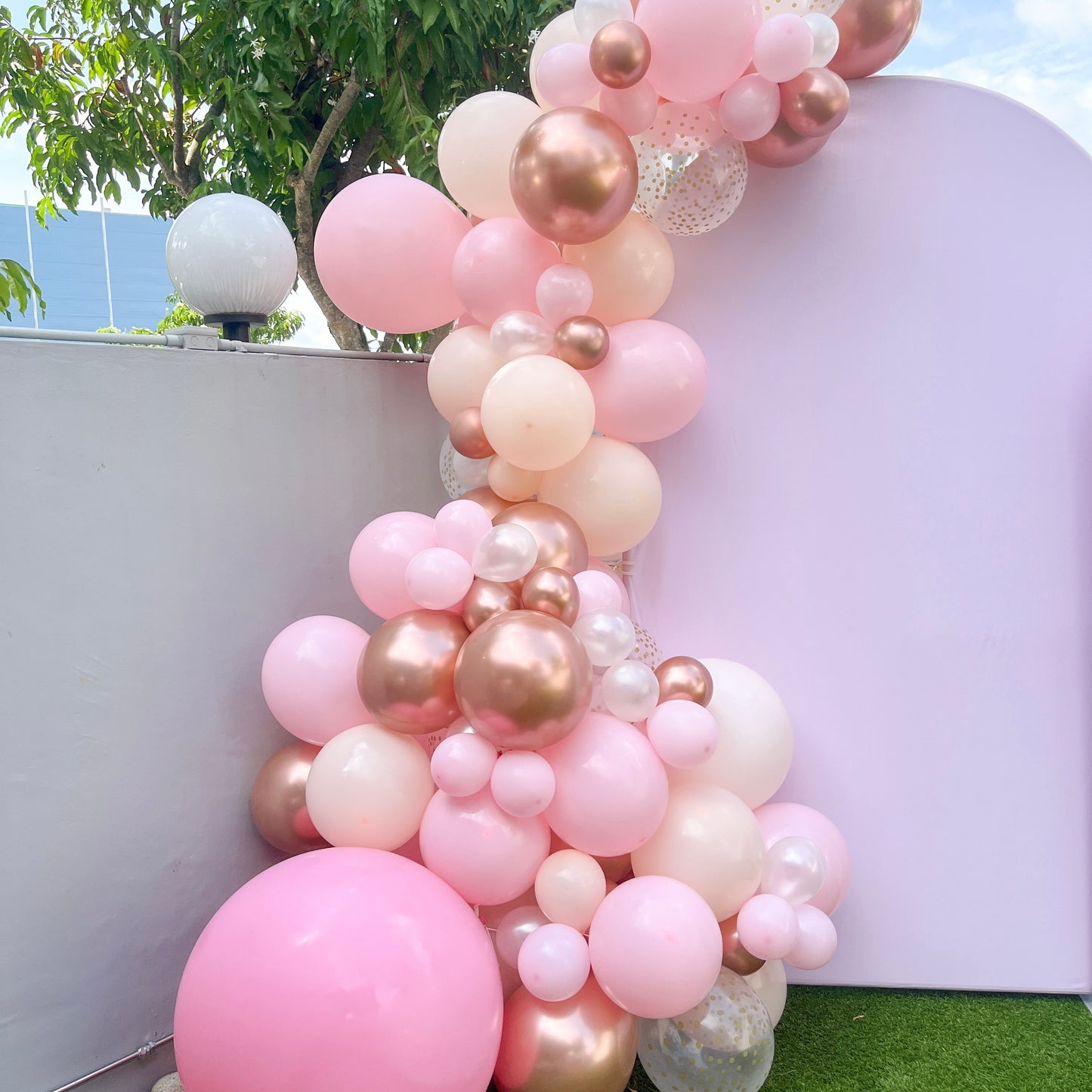 4 Days Rental Arch Fabric Backdrop Set B