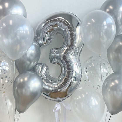 [Helium Inflated] 40" Number Jumbo Birthday Balloons (13pcs)