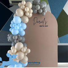 Load image into Gallery viewer, Plain Foamboard Arch Backdrop Setup with Balloon Garland Supreme
