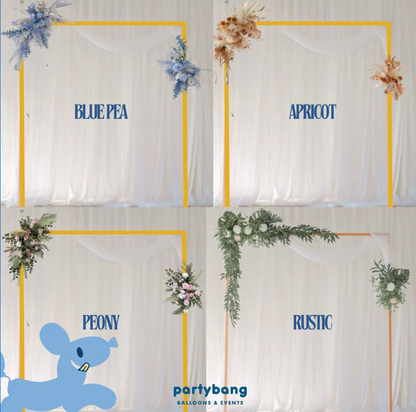 Backdrop with Flower Set C [4 Days Rental]