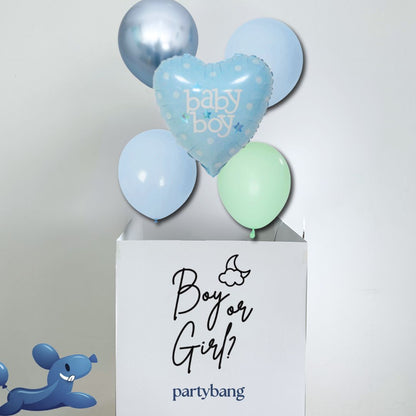 [Helium Inflated] Gender Reveal Surprise Box It's a Girl/ Boy