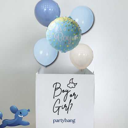 [Helium Inflated] Gender Reveal Surprise Box It's a Girl/ Boy