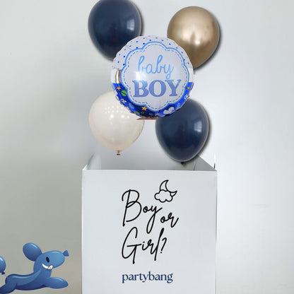 [Helium Inflated] Gender Reveal Surprise Box It's a Girl/ Boy