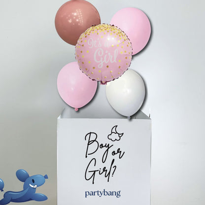 [Helium Inflated] Gender Reveal Surprise Box It's a Girl/ Boy