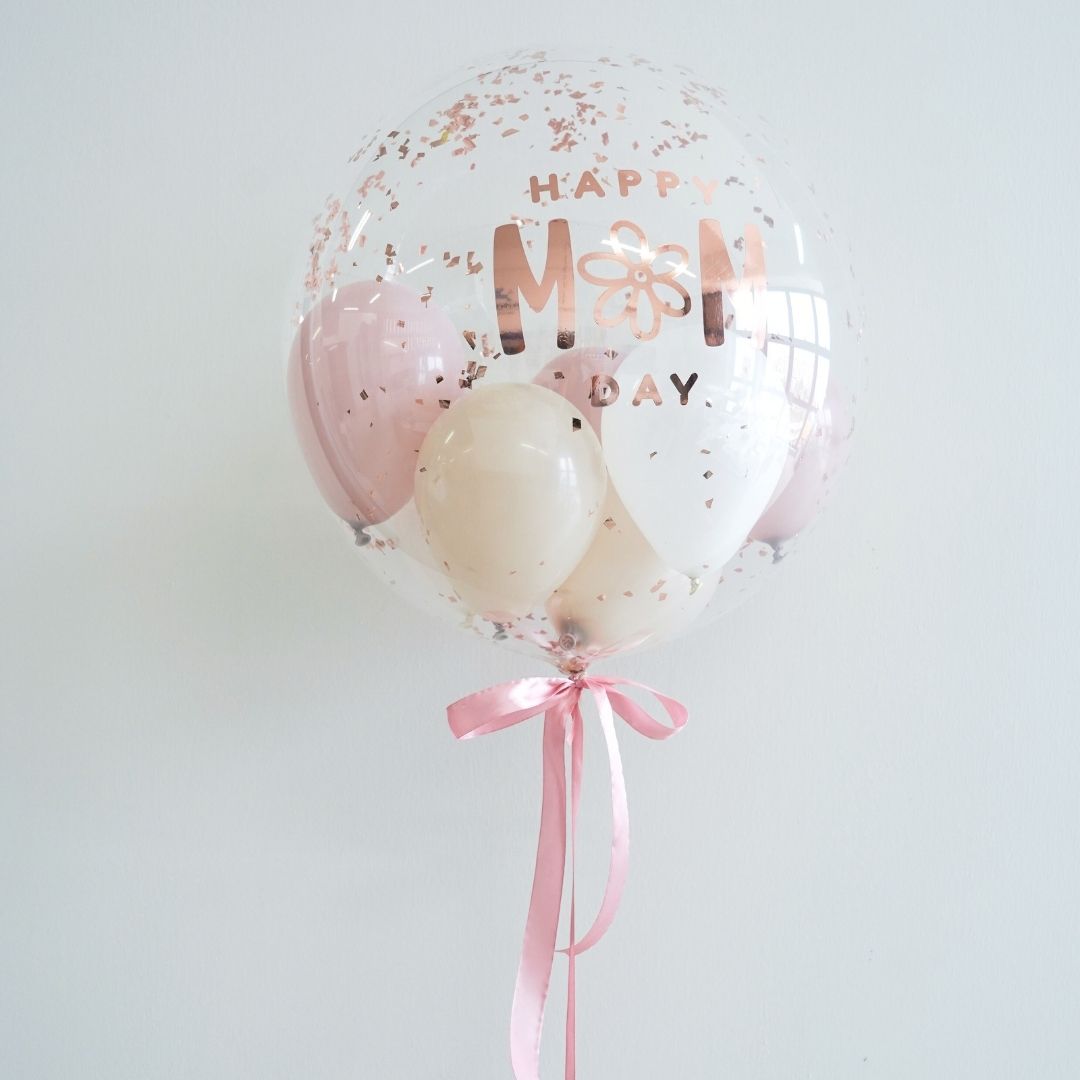 [Helium Inflated] Mother's Day T-Balloon Bubble Mom