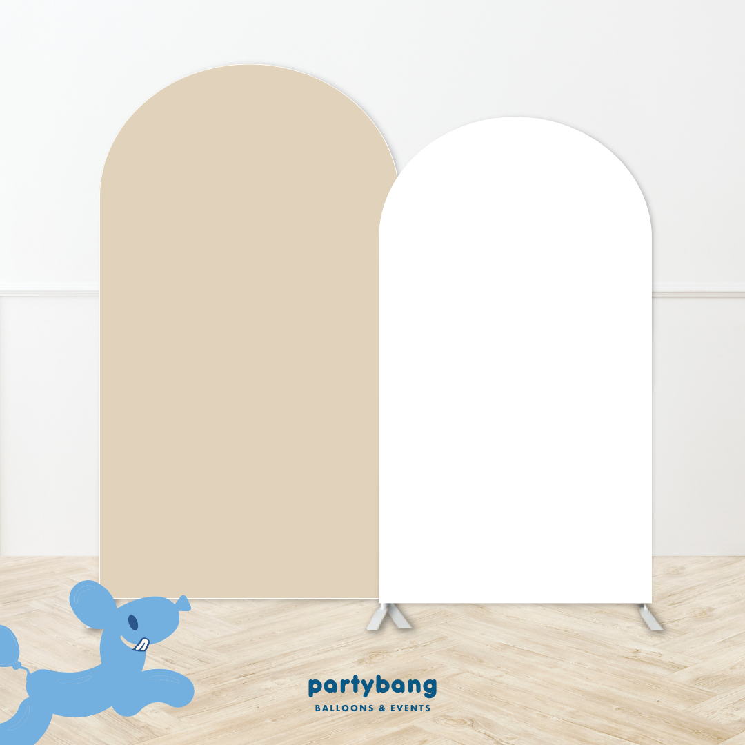 2pcs Arch Fabric Backdrop Set B [4 Days Rental]