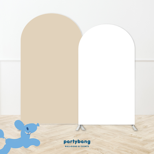 2pcs Arch Fabric Backdrop Set B [4 Days Rental]