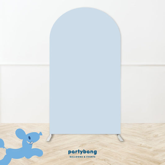 Blue Arch Fabric Backdrop [4 Days Rental]