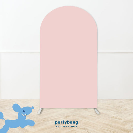 Pink Arch Fabric Backdrop [4 Days Rental]