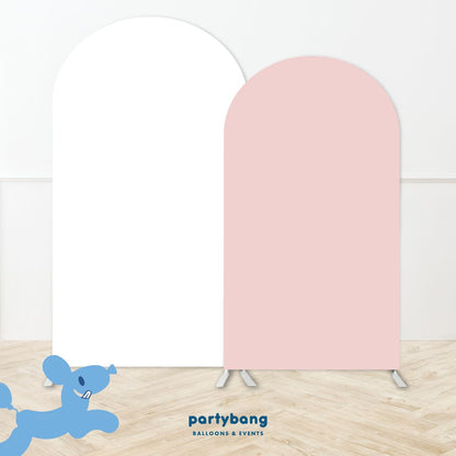 4 Days Rental Arch Fabric Backdrop Set B