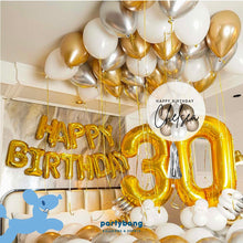 Load image into Gallery viewer, [Helium Inflated] Birthday Balloons Hotel Room Staycation Package B
