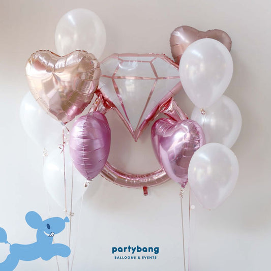 [Helium Inflated] Wedding Solemnisation Party Balloons