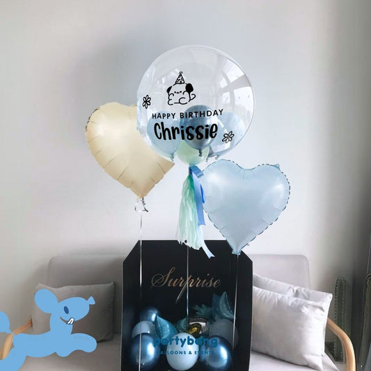 [Helium Inflated] 50cm Jumbo Surprise Box Set D
