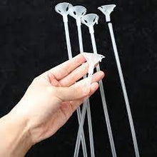Load image into Gallery viewer, 30cm Thin Balloon Sticks (100pcs)
