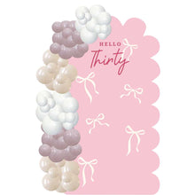 Load image into Gallery viewer, Custom Theme Foam Backdrop Set-up with Balloon Garland Supreme (One Board) Thirty
