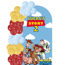 Load image into Gallery viewer, Custom Theme Foam Backdrop Set-up with Balloon Garland Supreme (One Board) Toystory Woody
