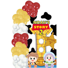 Load image into Gallery viewer, Custom Theme Foam Backdrop Set-up with Balloon Garland Supreme (One Board) Toystory
