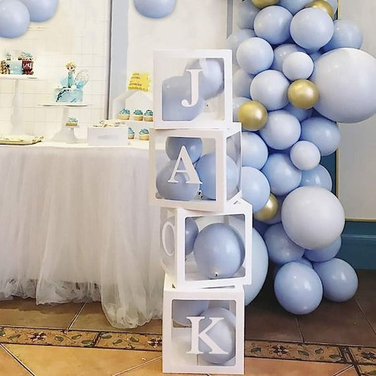 Alphabets Box Name (Inflated with Air Balloons)