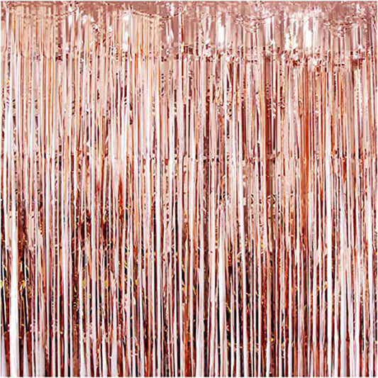 Rose Gold Tinsel Backdrop Party Decoration Streamer