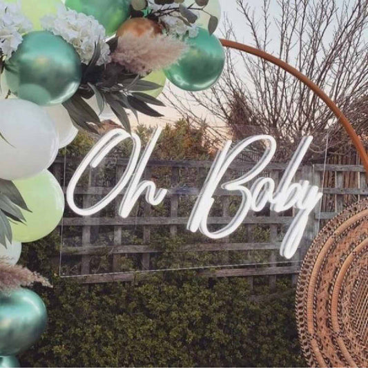 Oh Baby Neon Light Signages [4 Days Rental]