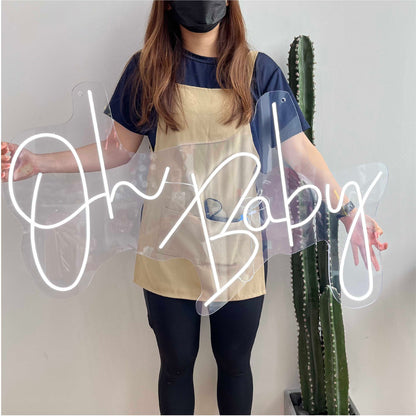 Oh Baby Neon Light Signages [4 Days Rental]