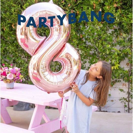 40inch Jumbo Foil Number Balloon (Rose Gold)
